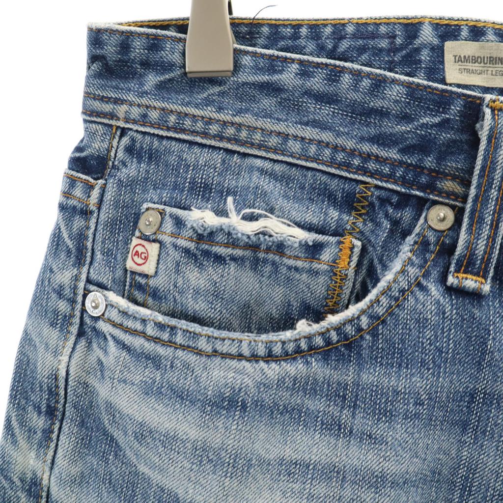 AG Made in USA Straight denim pants W29 Wash blue jeans Men's Used