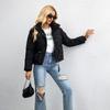 2023 Women's European & American Style Short Stand-Collar Down Cotton Jacket with Zipper