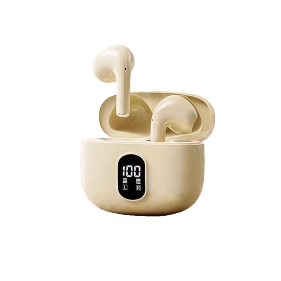 

New In-Ear Bluetooth Headphones with Digital Display Case: High-Quality Sound, Ultra-Long Battery Life, and Low Latency.