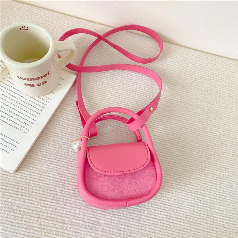 Stylish Mini Pu Leather Handbag For Kids With Trendy Colors Ideal For Daily Use