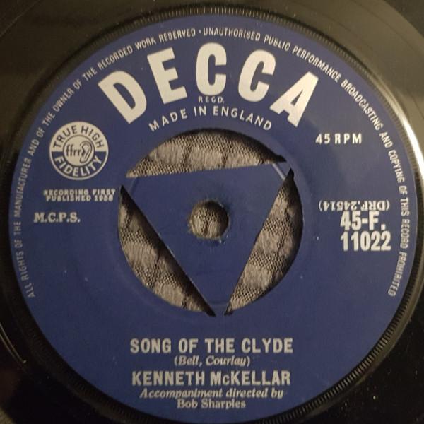

7-дюймовая пластинка KENNETH MCKELLAR Song Of The Clyde Its A Long Lo 45F11022 Decca 1958 UK CountryFolk Б/у