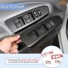 Aunginsy Car Door Window Glass Lift Button Panel Trim Cover Compatible with Toyota Tacoma 2012-2015, Front and Rear 4Pcs Doors Armrest Window Control