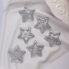 Korean Y2K Silver Star Hairpin - Versatile Metal Five-Pointed Star BB Clip Accessory