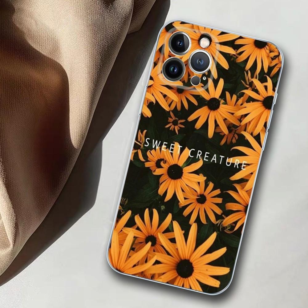Sunflower Phone Case For iPhone 14 11 12 13 Mini Pro XS Max Cover 6 7 8 Plus X XR SE 2020 Funda Shell