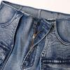 GMXIA Jeans e Pantaloni Patchwork Casual alla Moda Multitasche Organ