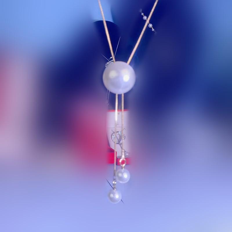 

Винтажное ожерелье с подвеской из кристалла в виде капли воды для женщин - Осенне-зимний аксессуар