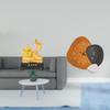 Sculpture Animal Statue Cornucopia Collectible Art Crafts Modern Wall Clock Decorative