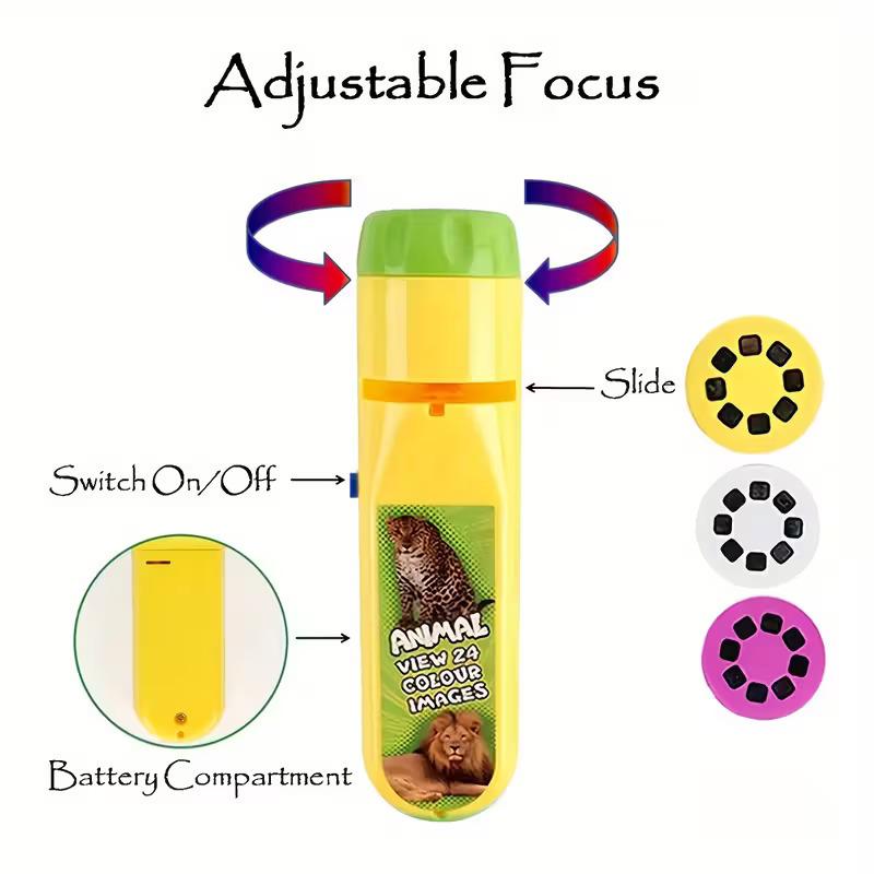 Popular Children's Luminous Projector Flashlight Toy for International Markets
