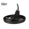 Black And White Tray 3D Printed Cat Jewelry Tray, Desktop Organizer for Rings Small Earrings, Cute Kitten Decorative Storage Dish Home Vanity