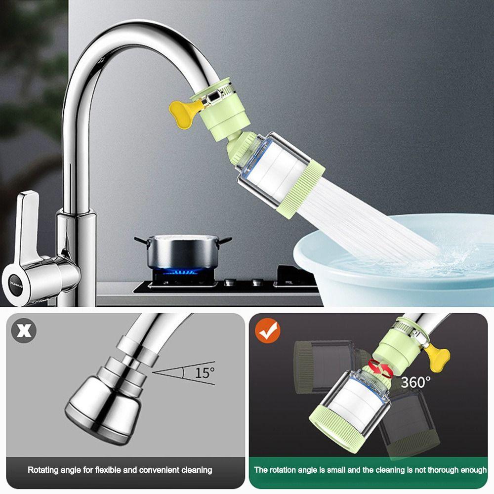 360° Rotate Kitchen Anti-Splashing Faucet Splash Proof Replaceable Filter Faucet  Kitchen Use