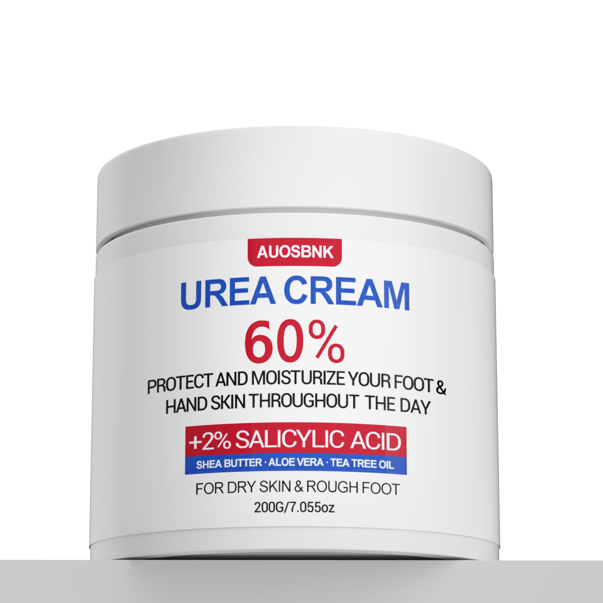 

Крем з 60% сечовини, Крем для ніг, рук і тіла з сечовиною, Відлущувальний крем, Зволожувач для потовщеної шкіри, Відновлення потрісканої шкіри-200г