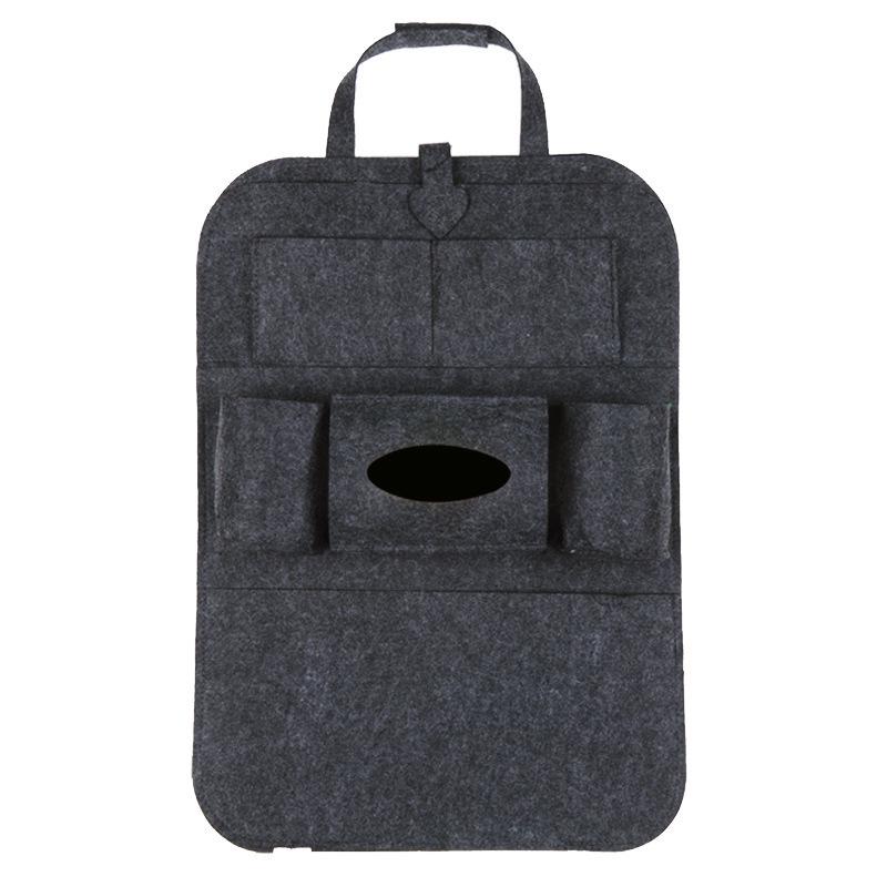 Car Seat Back Organizer - Hanging Felt Storage Bag for Vehicle Interior