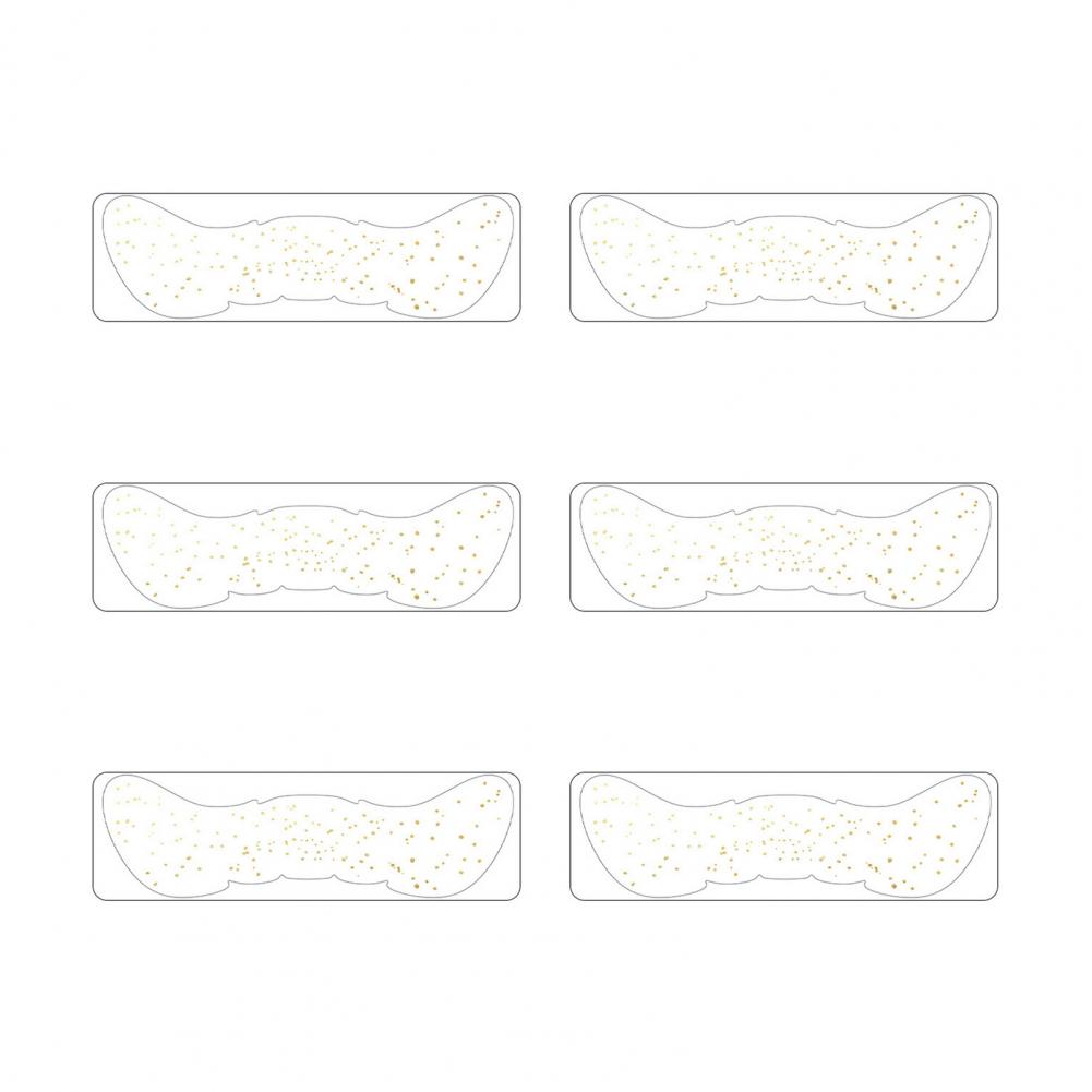 6Pcs Gold Glitter Freckles Face Tattoo Stickers Waterproof Artificial Freckle Patches Shimmering Makeup Speckles Freckle Tattoos