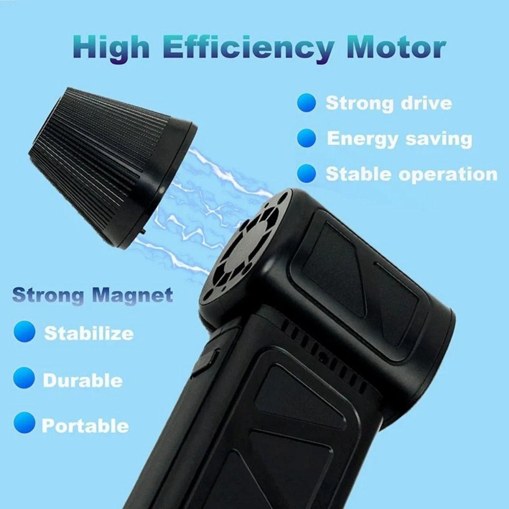 Brushless Motor Electric Air Duster Wireless Handheld Violent Fan Mini Turbo Jet Fan  Keyboard