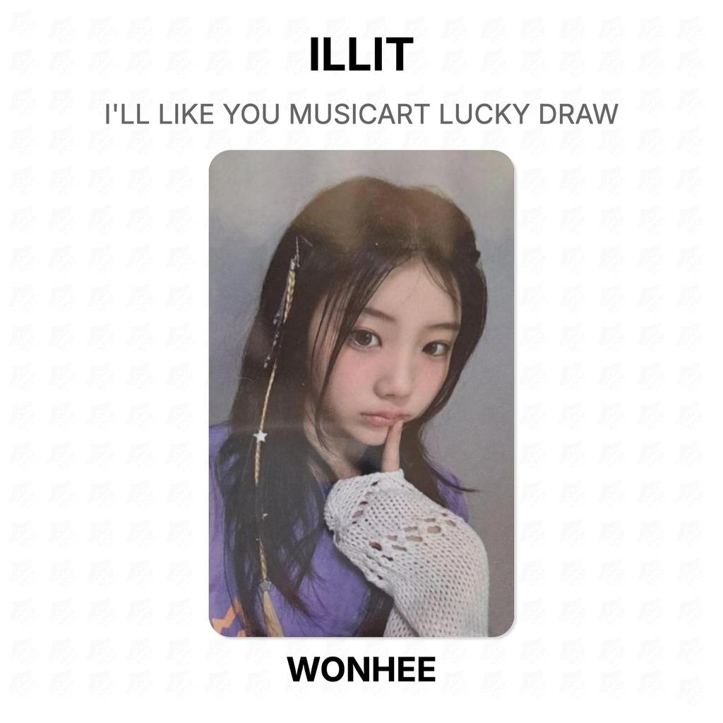 ILLIT I'LL LIKE YOU MUSICART LUCKY DRAW Official Photocard