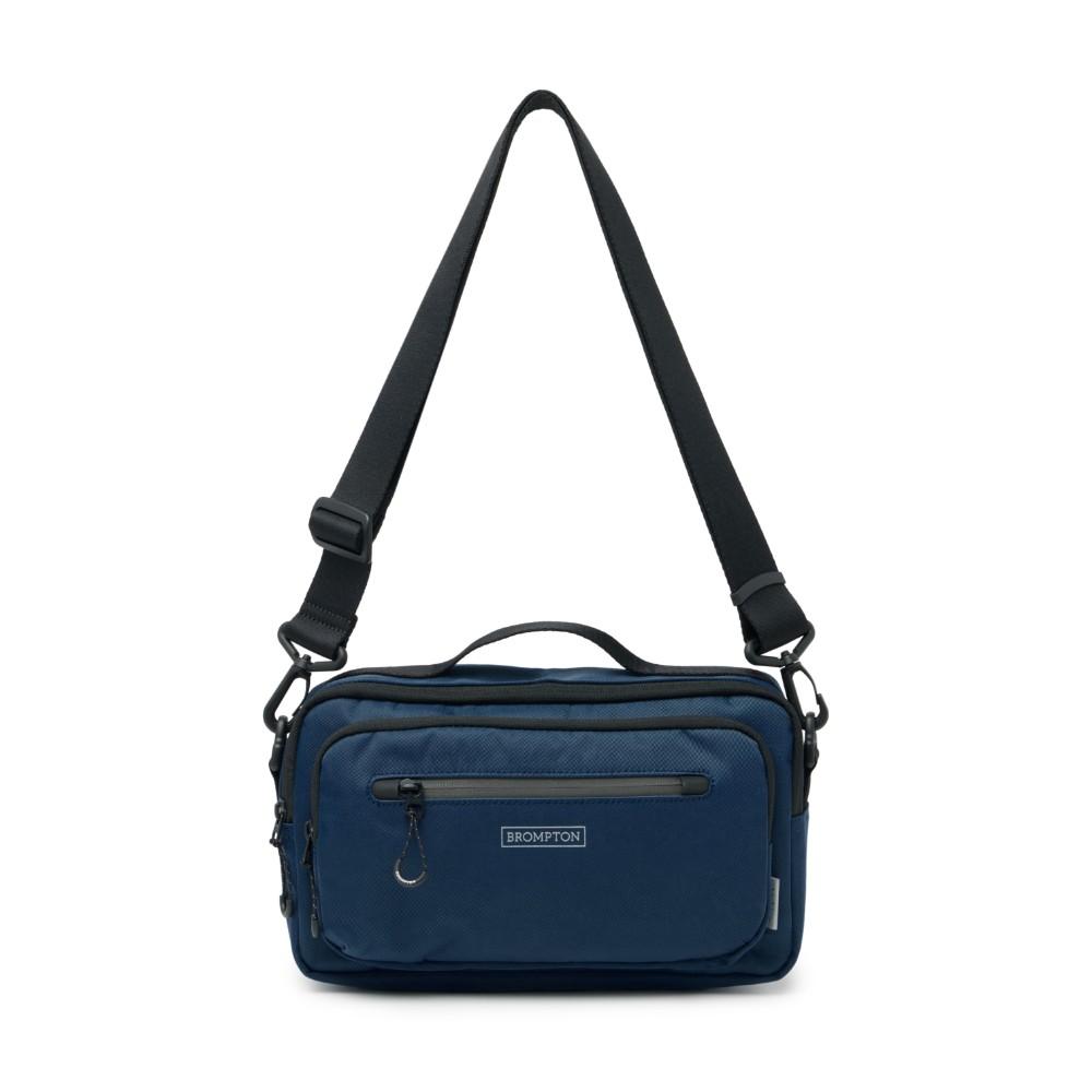 Brompton London Reflective Cross Bag - D/Navy (P255Acr103)