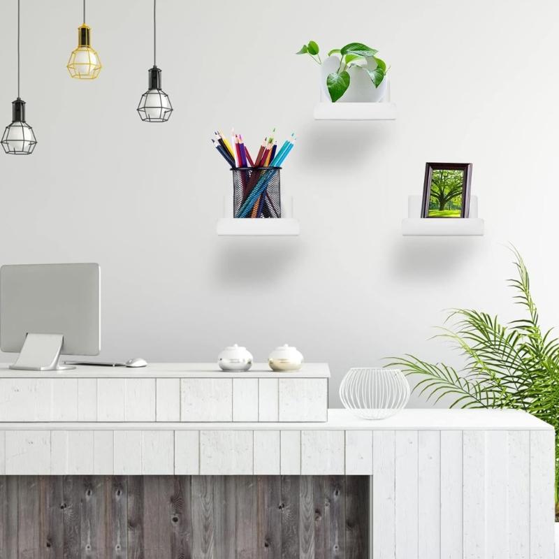 Wall Mounted Organizers Set Heavy Duty Anti Deformation Shelves Easy Installation Security Device Storage Rack