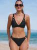 2024 Trendy European & American Sexy Backless Push-Up Bikini Swimsuit for Women