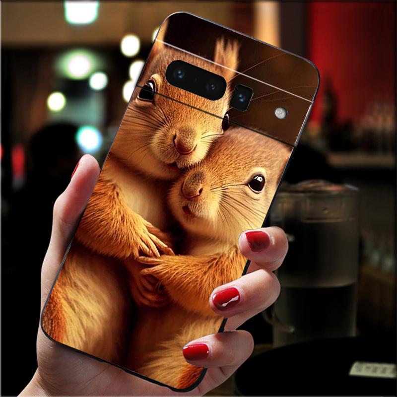 Squirrel Phone Case For Google Pixel 8 7 Pro 7A 7 6A 6 Pro Pixel 8A 4A 3A 4 XL Pixel 5 6 4 3 3A XL