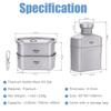 Titanium Canteen Mess Kit with Water Bottle Ultralight Portable 1100ML Pot with 750ML and 400ML Stackable Cups for Outdoor Camp Pot,
