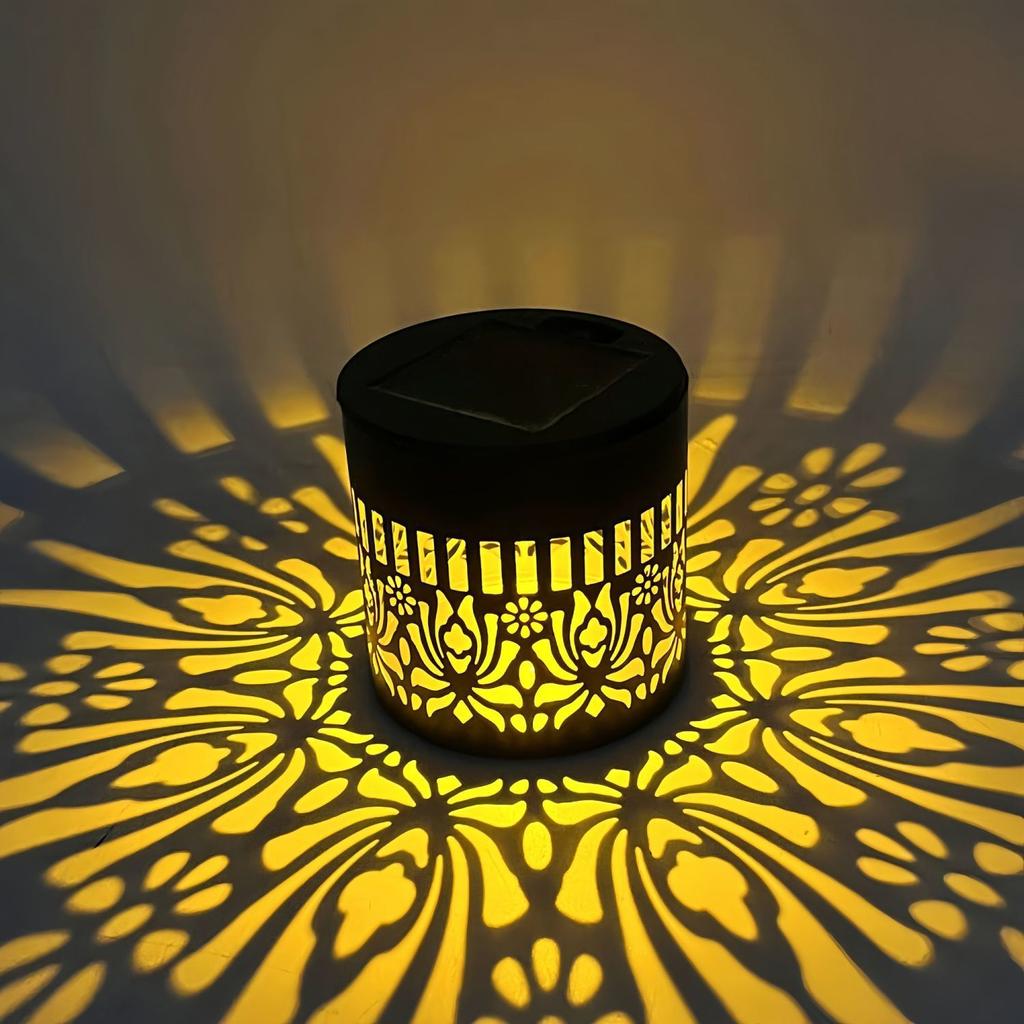 2pcs Solar Light Outdoor Garden Hanging Light LED Landscape Light Garden Decoration Waterproof Projection Light