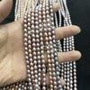 Natural Freshwater Rice Pearl Strand 36cm 4-5mm Purple/Pink Loose Pearls for DIY Jewelry Making Bracelet Necklace
