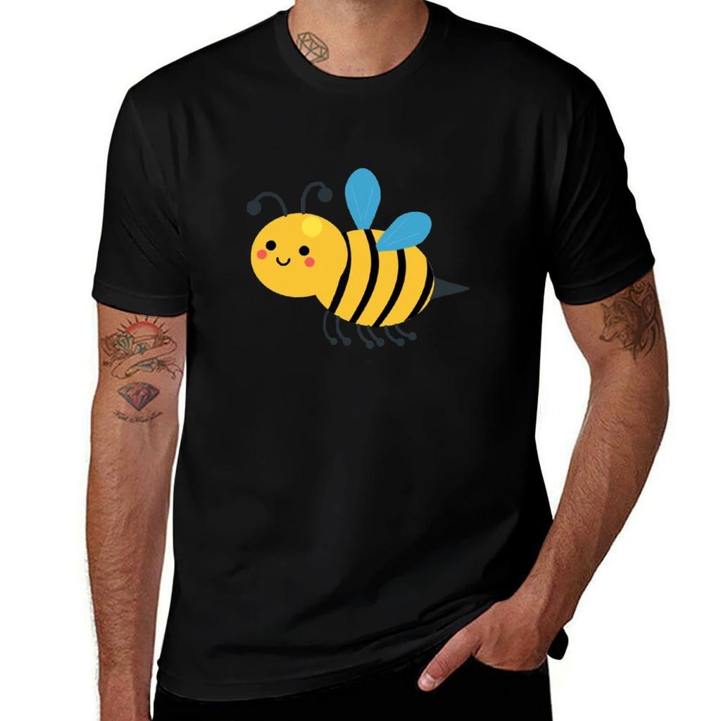 Little Cute Mister Bee Tshirt Active Sports Short Sleeve Cotton Shirt
