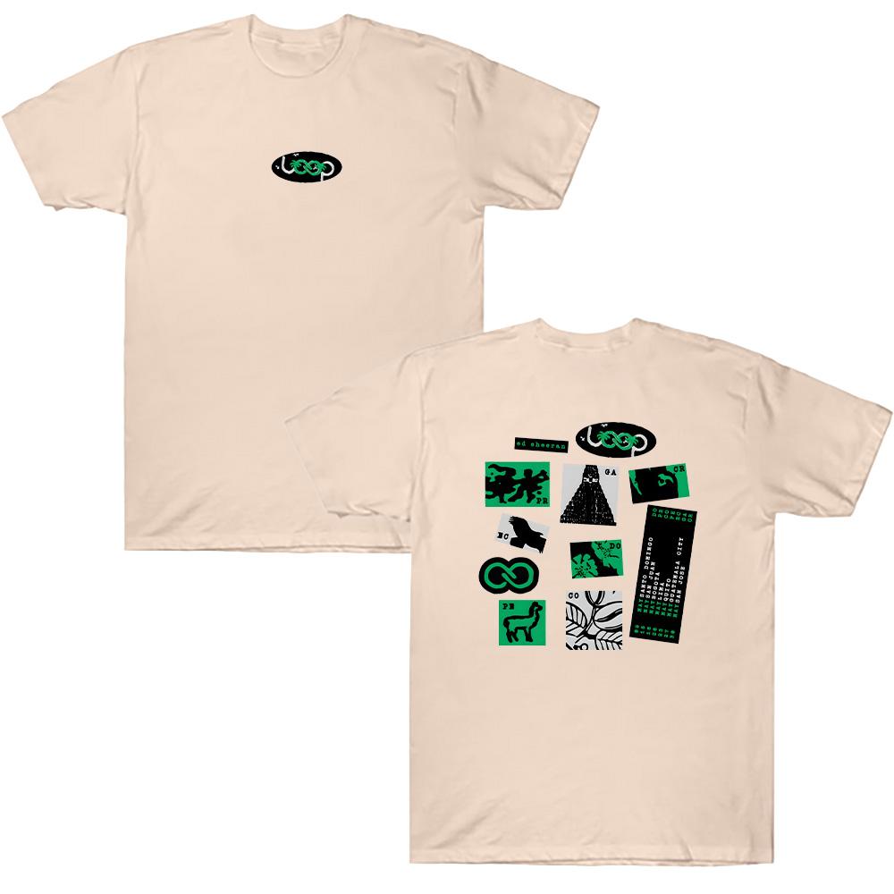 Loop Tour Exclusive Latin America T-Shirt Ed Sheeran Hip Hop Style Graphic Tee Men Women Casual Loose Cotton Top Street Clothes