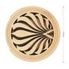 Guitar Wooden Soundhole Sound Hole Cover Block Feedback Buffer Spruce Wood for EQ Acoustic Folk Guitars