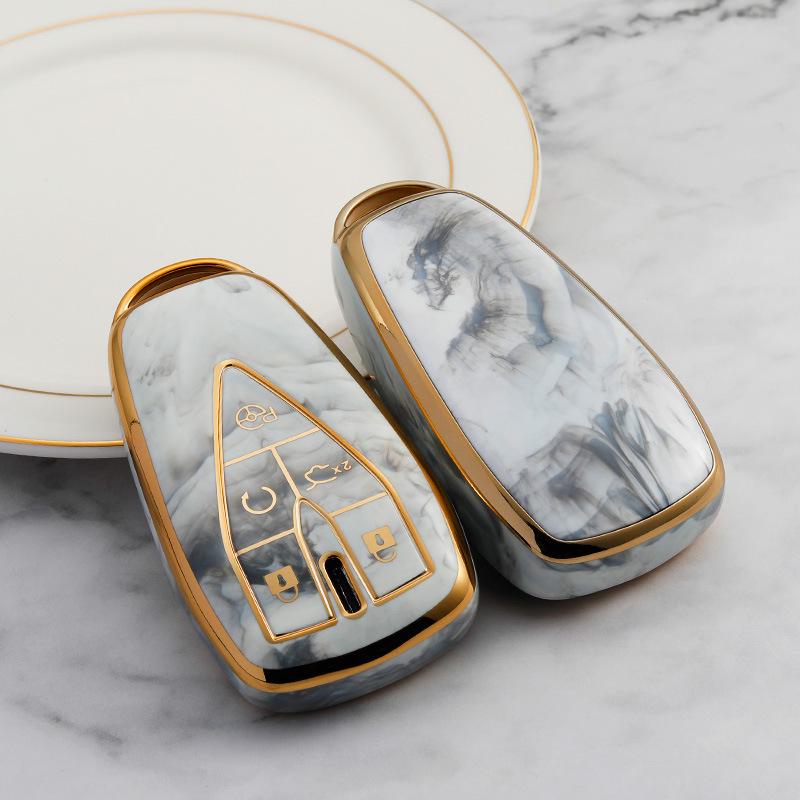 Compatible Changan CS75 Plus/CS55 Plus/Eado Plus/Oshan X5X7 Key Cover - Full Protection Case with Buckle