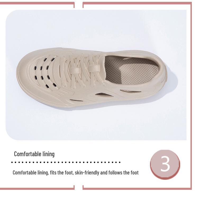 Yazlık Unisex Hafif EVA Sabo Ayakkabı: Plaj, Sürüş ve Serin Kapalı Burun Terlik Sandaletler