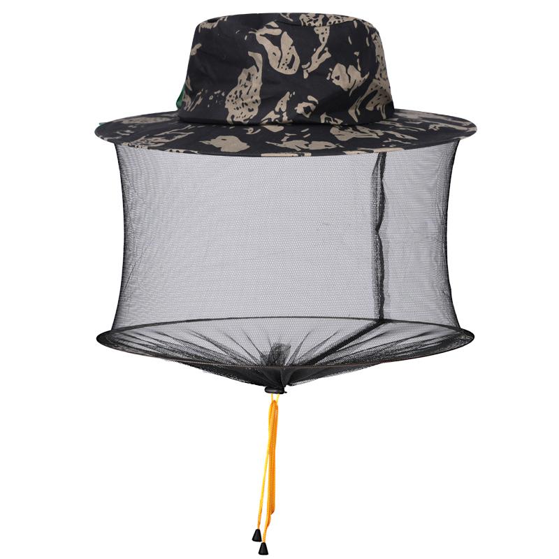 1pcs Bee Keeper Hat With Mosquito Net Prevent Beekeeping Protective Bee Insect Net Veil Hat Outdoor Sunshade Beekeeper Supplies