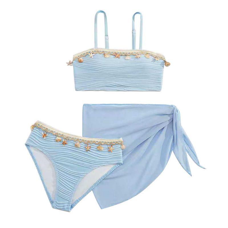 Sunshine kids clothing 8-12 Jaar Kinderen Meisjes Zomer Zwemkleding Bikini Set Strandkleding 12Y
