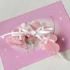 Acrylic Butterfly Knot Hair Clip with Ribbon Tie Stylish and Elegant Hair Pins Headwear Accessory for Women and Girls
