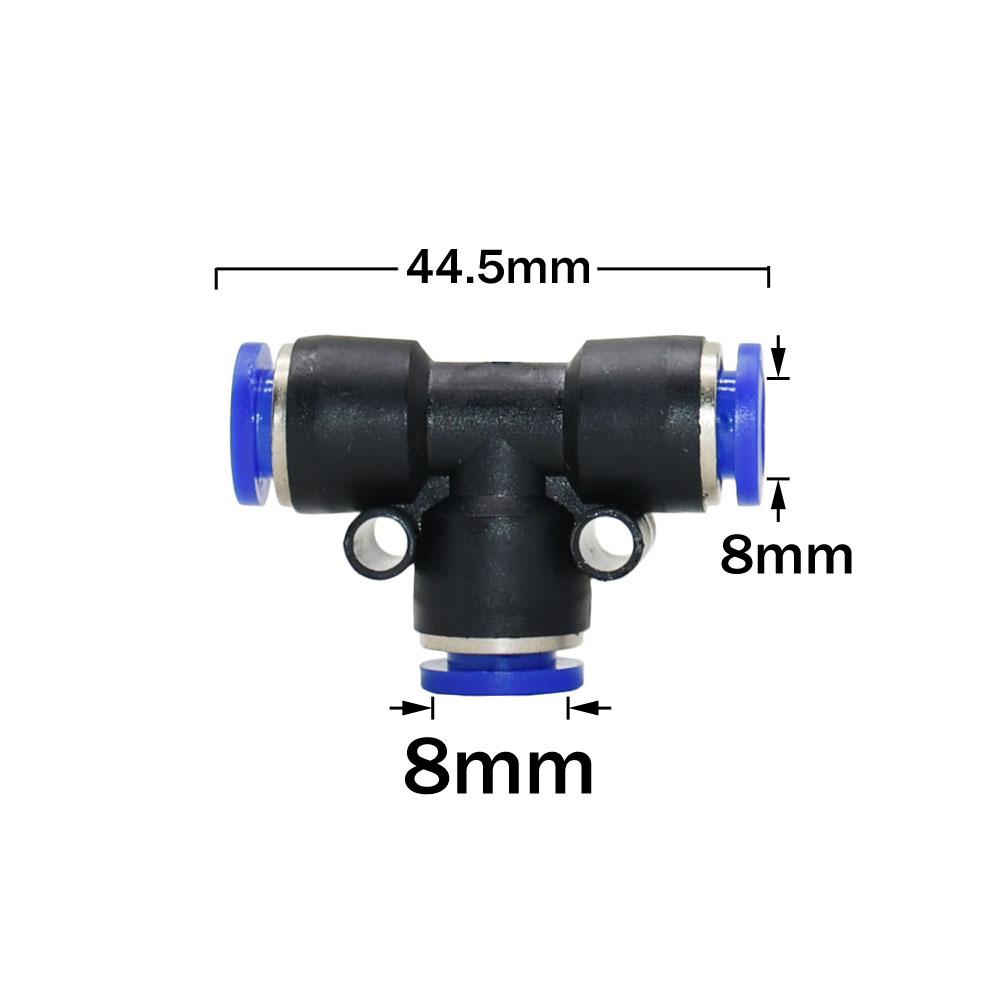 Outdoor Misting Cooling System Garden Irrigation Watering 8mm Brass Atomizer Nozzles Connector Kit for Patio Greenhouse