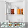 Cabinet Shelf Replacement 2-Piece Clear Acrylic Heavy Duty Kitchen Storage Rack Shelves For Bathroom Living Room Wall Pantry