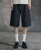 Keuloseudas Sheave Wide Bermuda Raw Denim Shorts Pants 2 Colors [Crsd_1003]