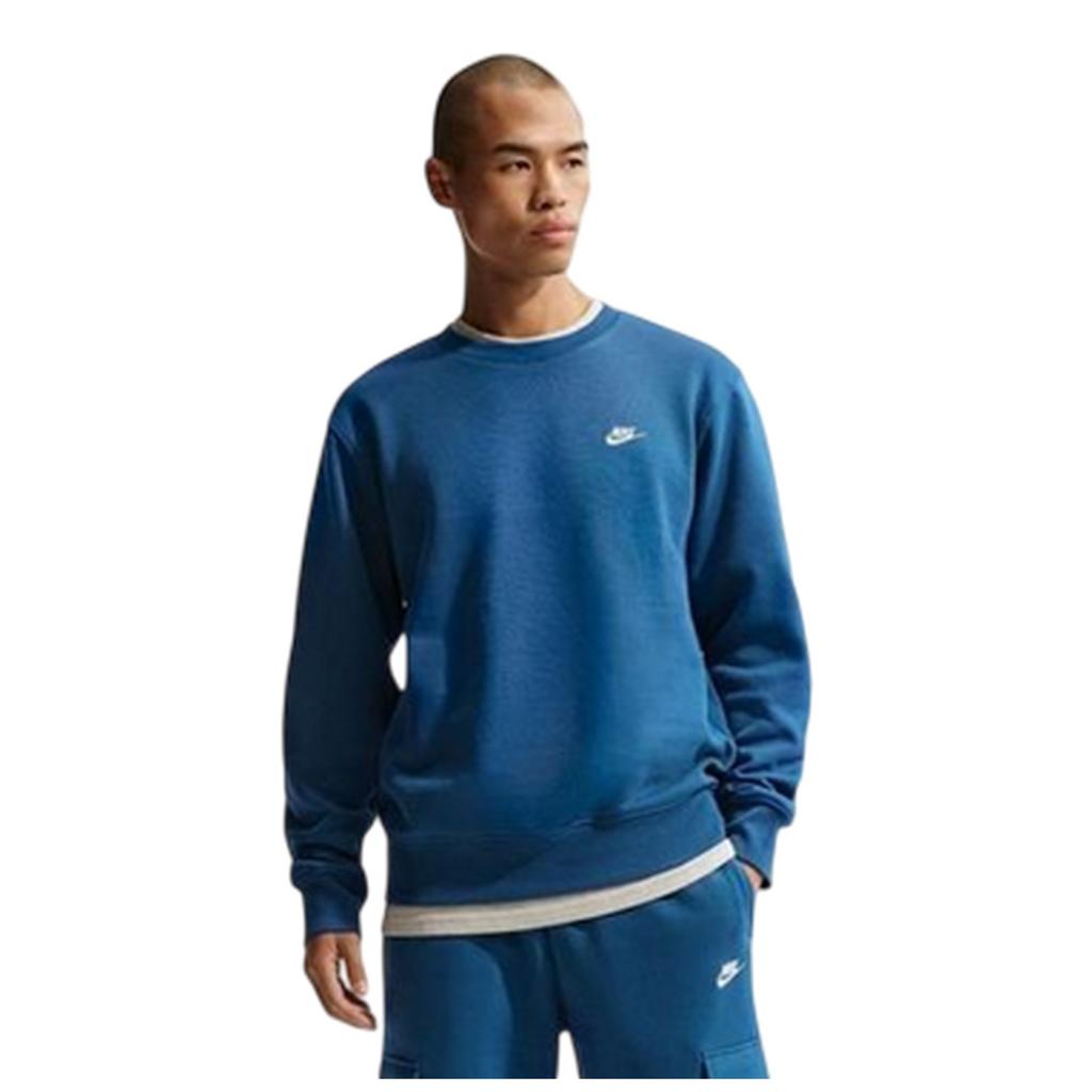 Nike Mens Club Logo Crew Neck Sweatshirt