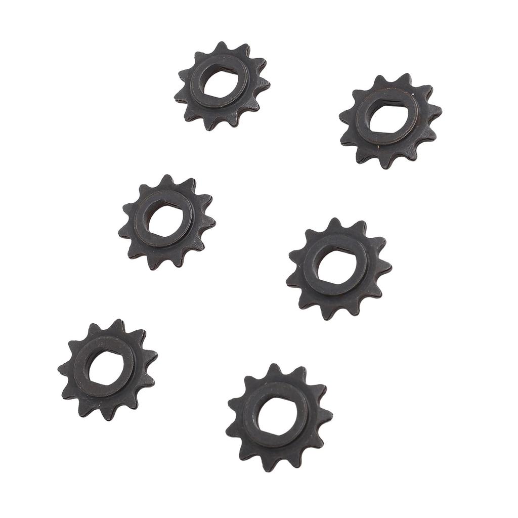 6 BUC 25H 11T Pinioane Motor 10mm Oțel Scuter Electric Motor Motor Pinion Roată Lanț cu H