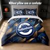 Tottenham Hotspur Design Bed Bedding Set 1 Duvet Cover + 2 Pillowcases Soft Breathable Household Bed Linens