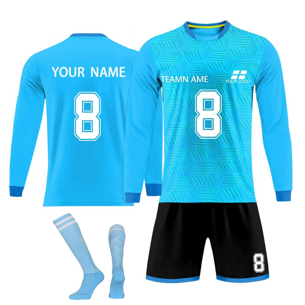 Personalised Shirts Kit Mens Girls With Name Number Custom Football Jerseys For Boys Training Suit