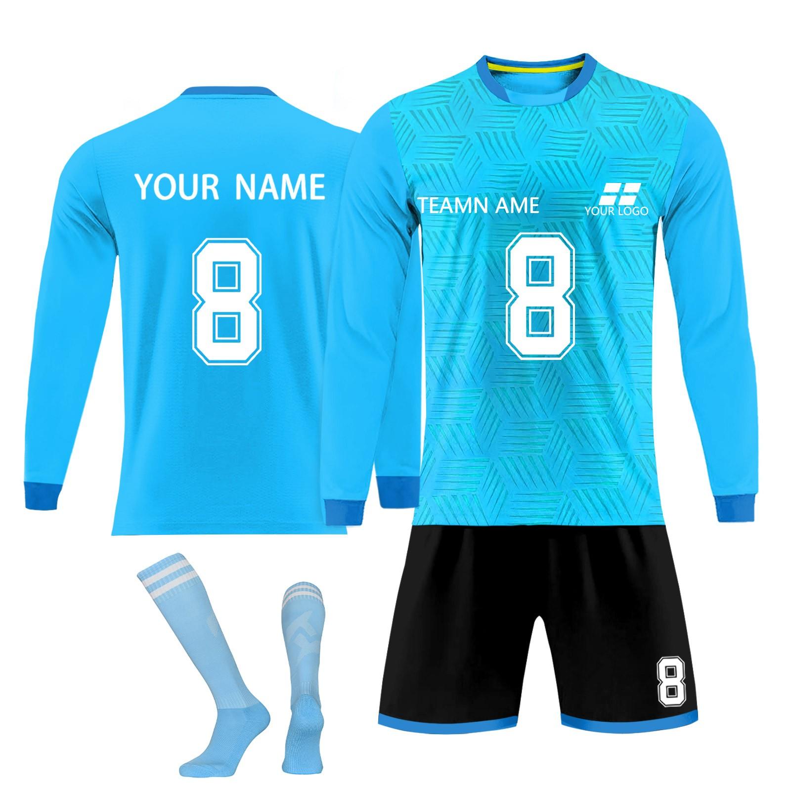 

Комплект персонализированных рубашек для мужчин и девочек с именем и номером, футбольные майки на заказ для мальчиков, тренировочный костюм S