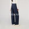 Narrow wide leg pants for women, loose and slimming banana pants, casual long pants, curved knife pants