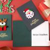 Christmas Cards Festival Holiday Greeting Cards Retro Illustrations Postcard DIY Christmas Scene Background Wall Decorations ZYF