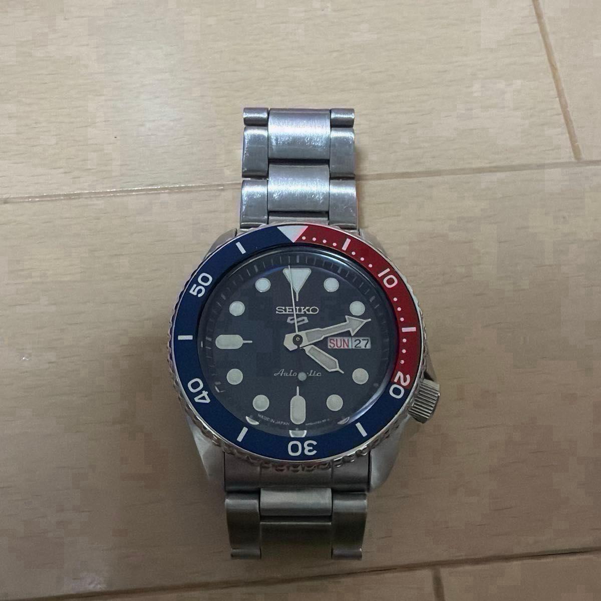 SEIKO 5 Sports SBSA003 Automatic Watch Pepsi Color