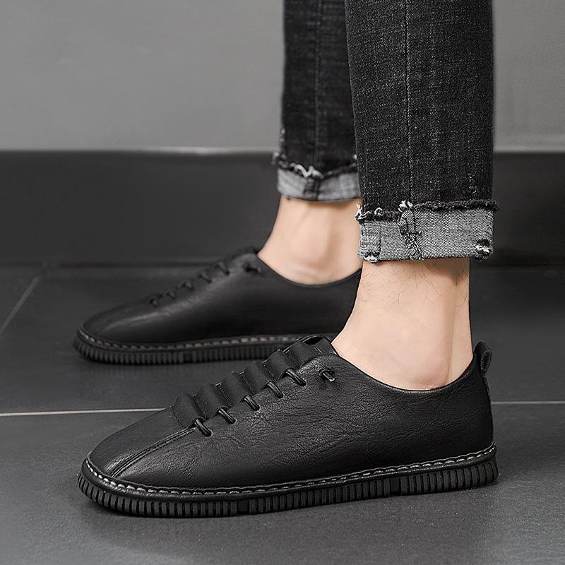 Модная мужская кожаная обувь Минималистичный стиль джентльмена Свадебная вечеринка Отдых — фото 5