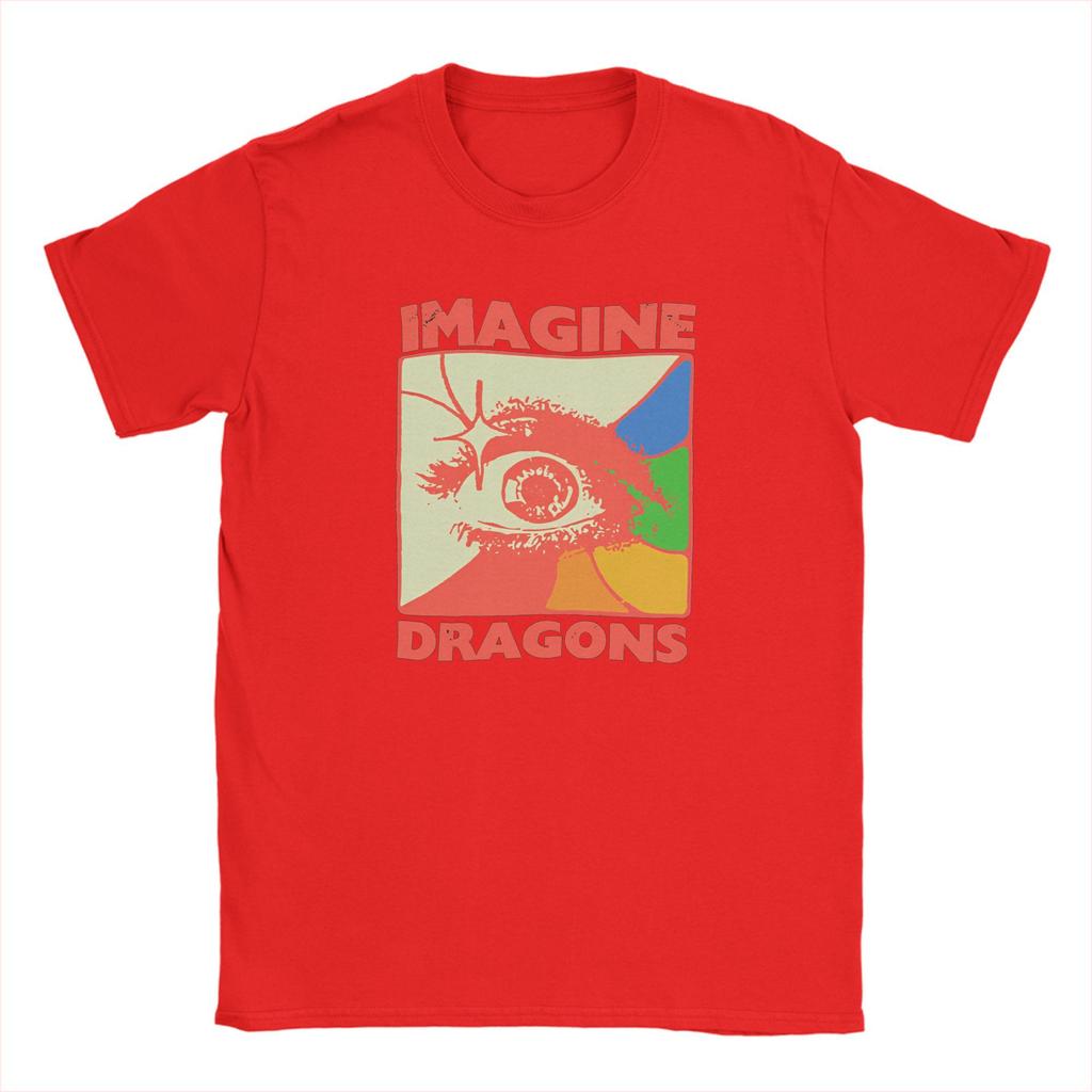 Imagine Dragons Band T Shirt Summer Loom Tour Fashion T-Shirts Men's Cotton O Neck 5XL 6XL Tees Short-Sleeved Y2K Funny Tshirt