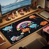 The Amazing World of Gumball Color Mouse Pad Large Gaming Table Cushion Non-slip Laptop Tablet Big Mousepad XXL Mat Mini PC Playmat With Lock edge