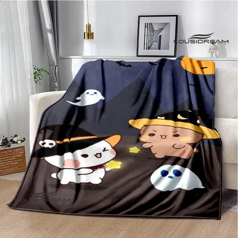 Cute cartoon bear Printed blankets picnic blanket Warm Flannel blankets Soft and comfortable blanket bed linings Birthday Gift