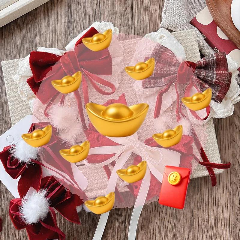 New Lace Bowknot Hair Clips For Girls Sweet Versatile Stylish New Year Ponytail Hairpin Red Velvet Korean Kids Princess Headwear